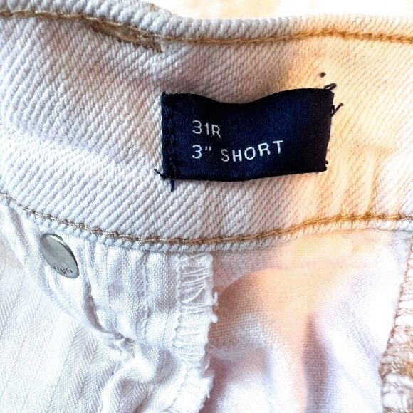 GAP High Rise 3" Denim Shorts in Spring Pink. size 31" - Picture 7 of 14